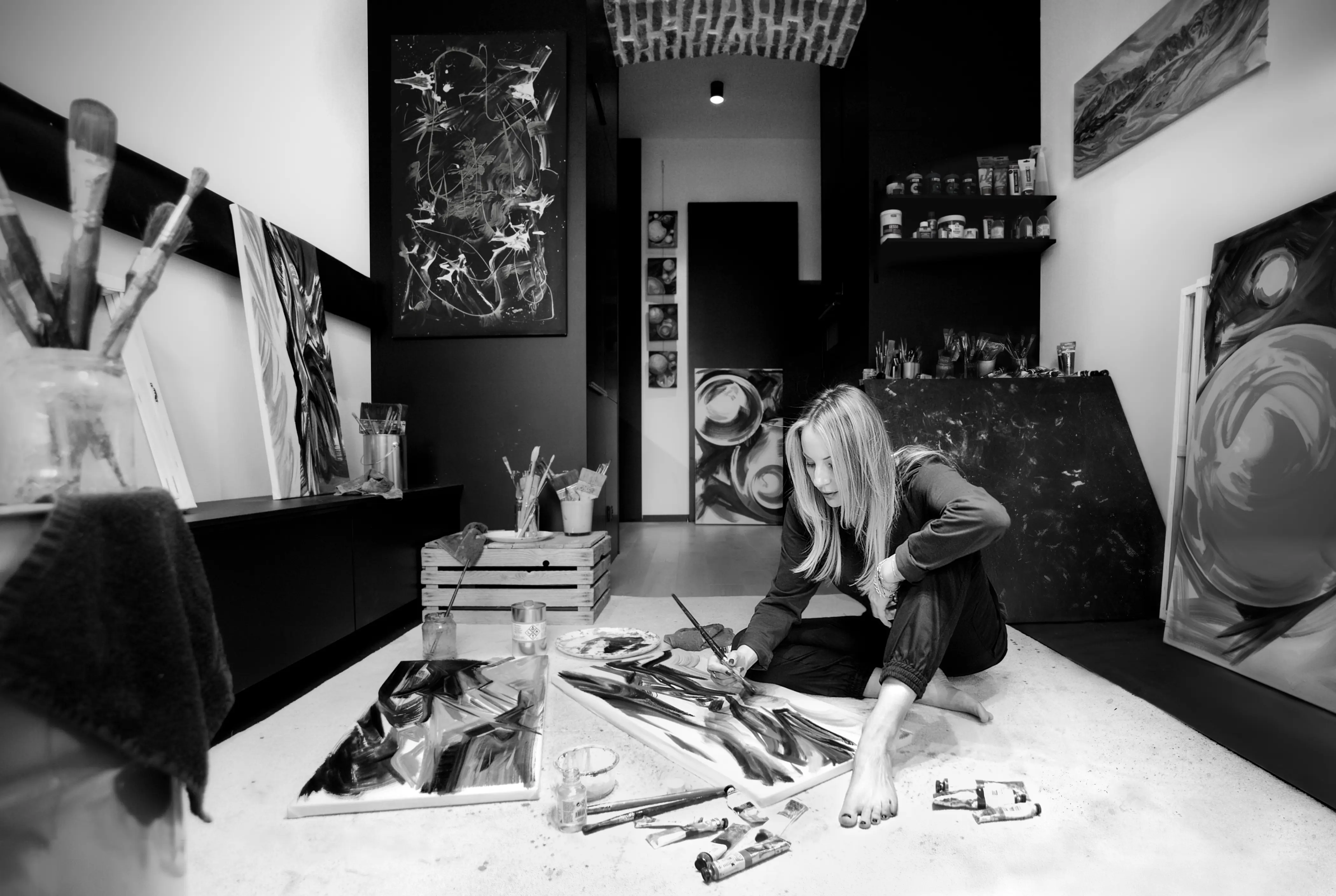 ESTER DUBAY ve svém ateliéru